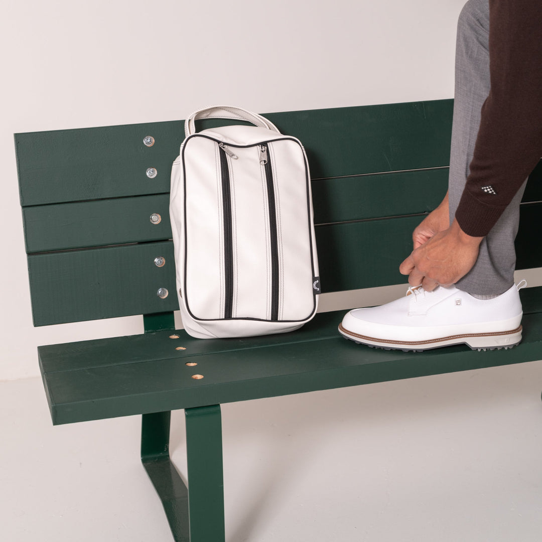 Michigan St. Classic Shoe Bag - White